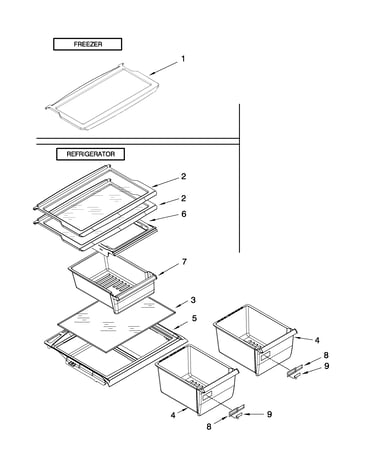 Shelf parts