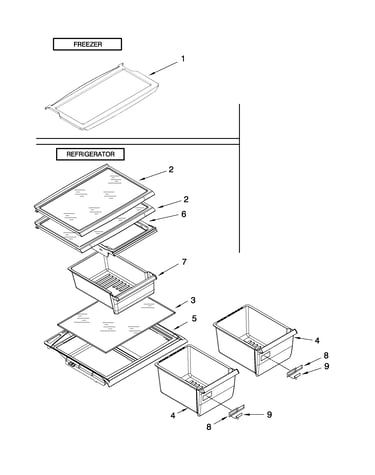 Shelf parts
