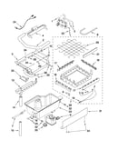 Evaporator, ice cutter grid and water parts