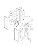 Refrigerator door parts
