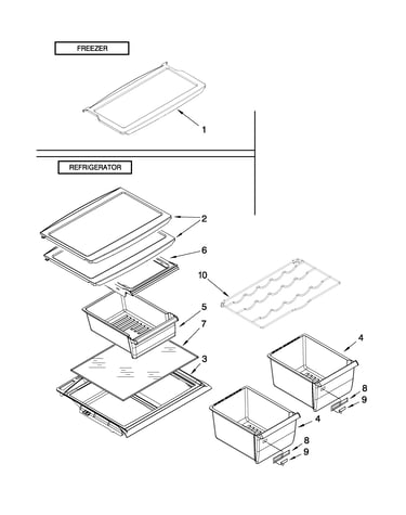 Shelf parts