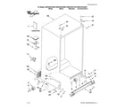 Whirlpool 6WSC20C6XY00 cabinet parts diagram