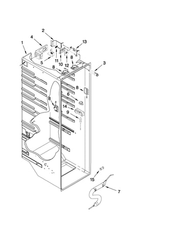 Refrigerator liner parts