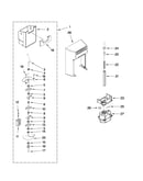 Motor and ice container parts