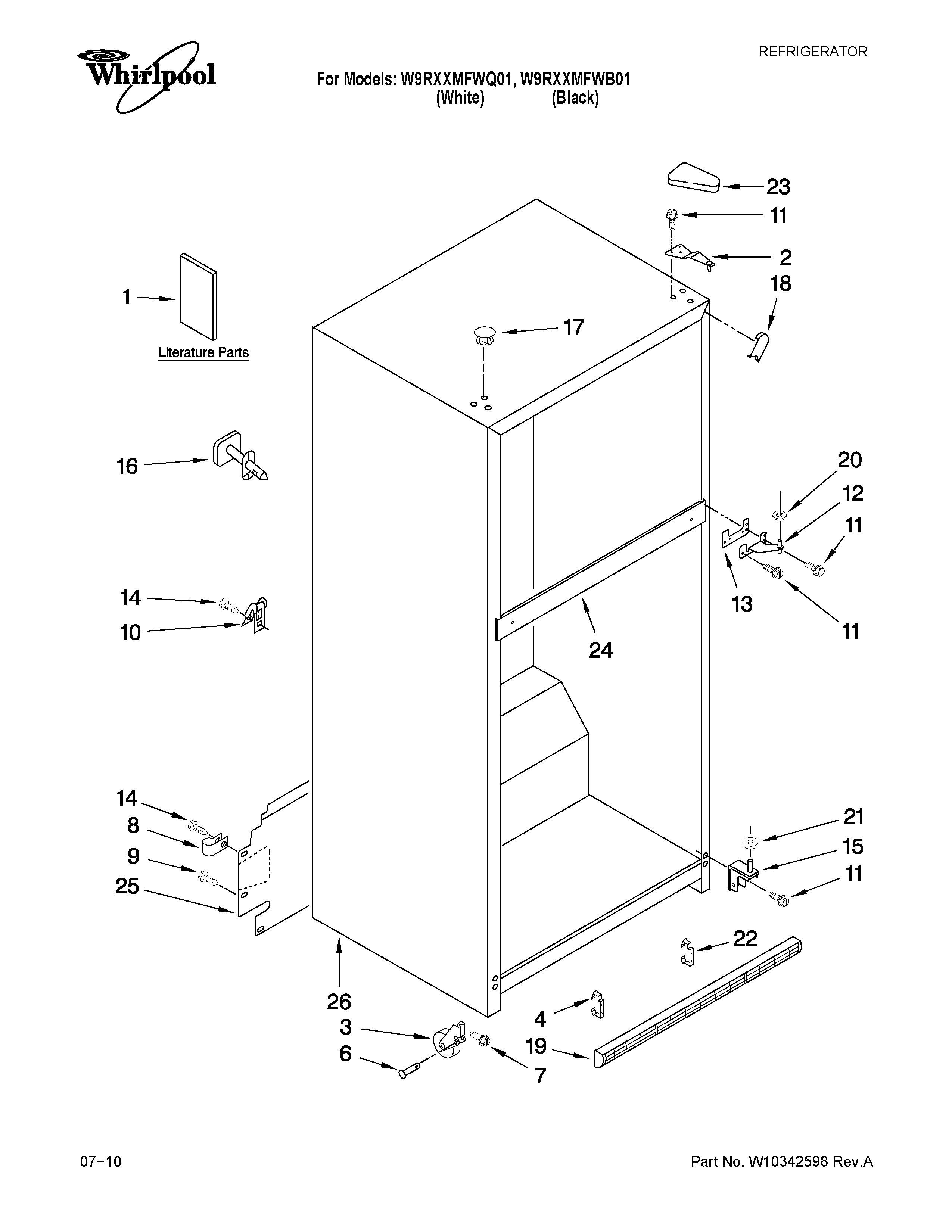 Cabinet parts