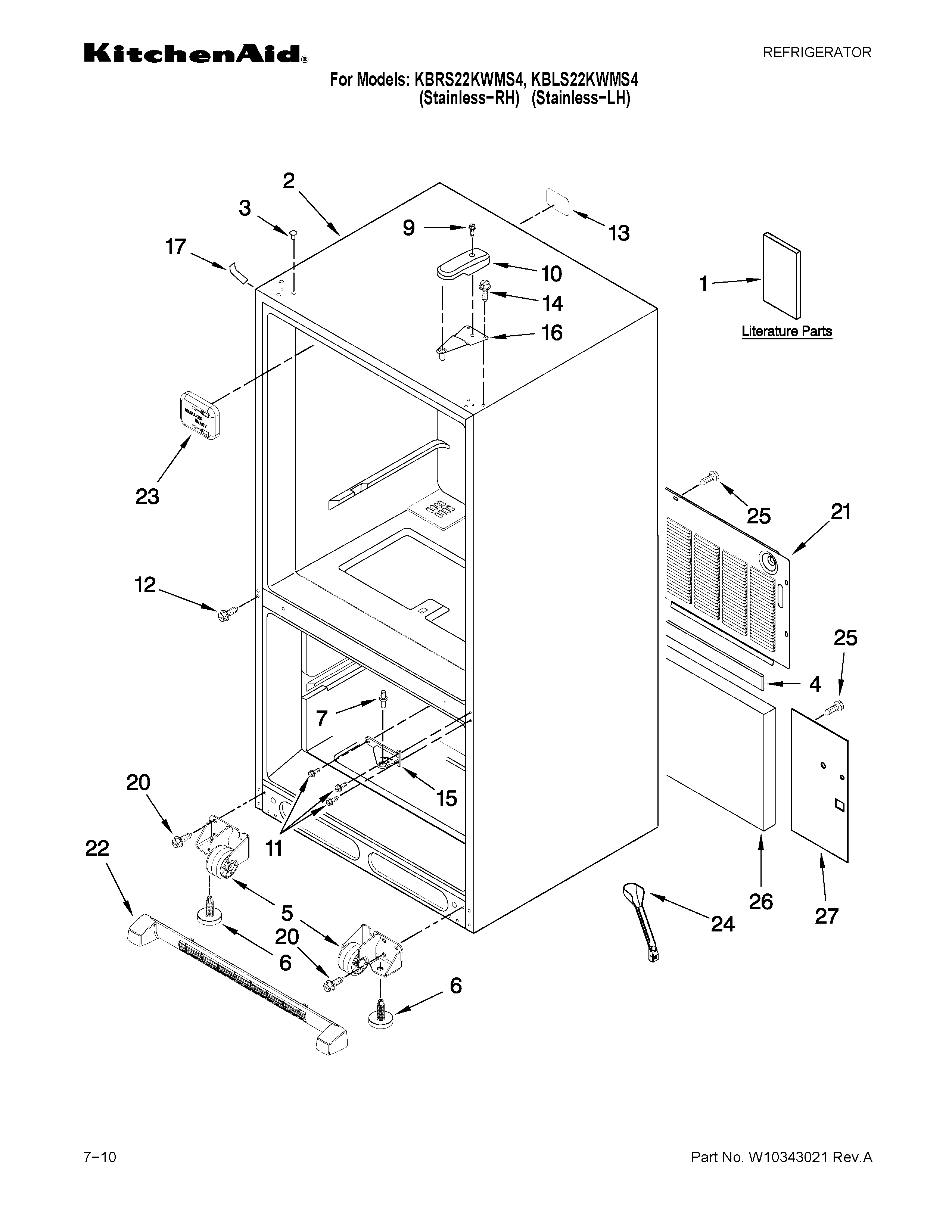 Cabinet parts