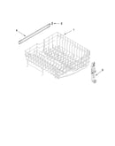Upper rack and track parts