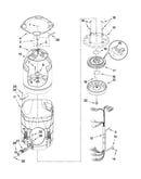 Motor, basket and tub parts