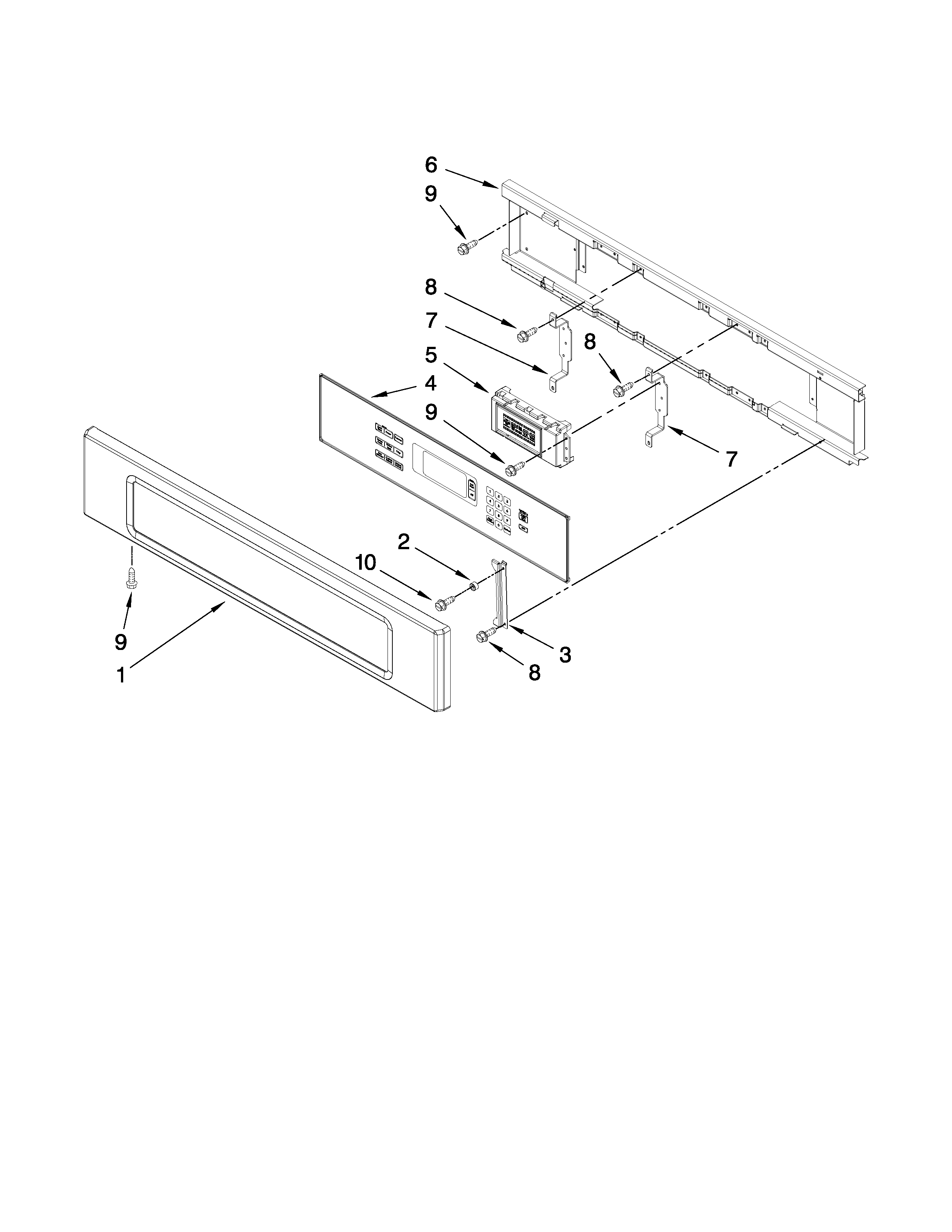 Control panel parts