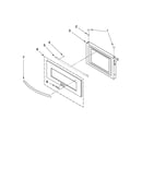 Microwave door parts