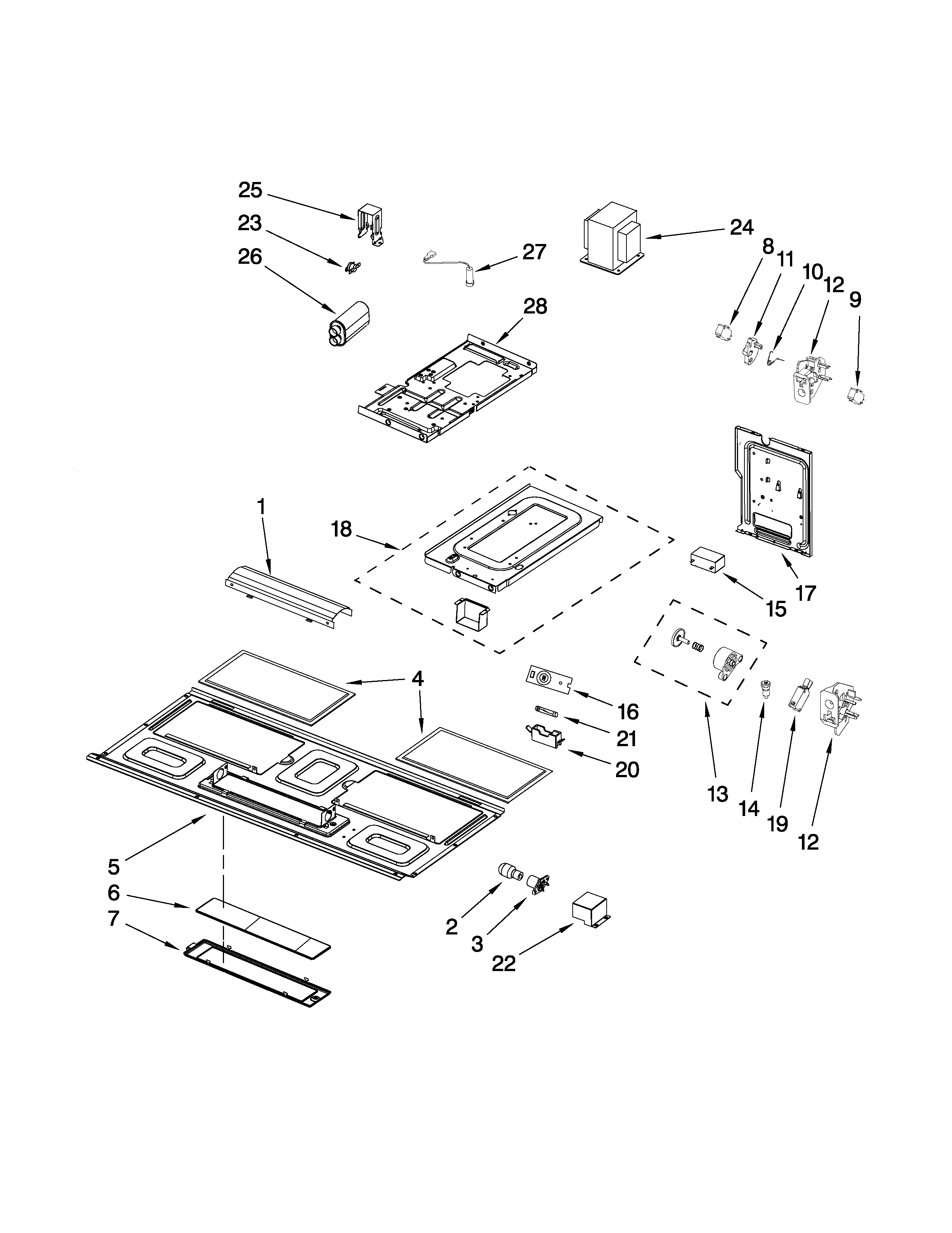 Interior and ventilation parts