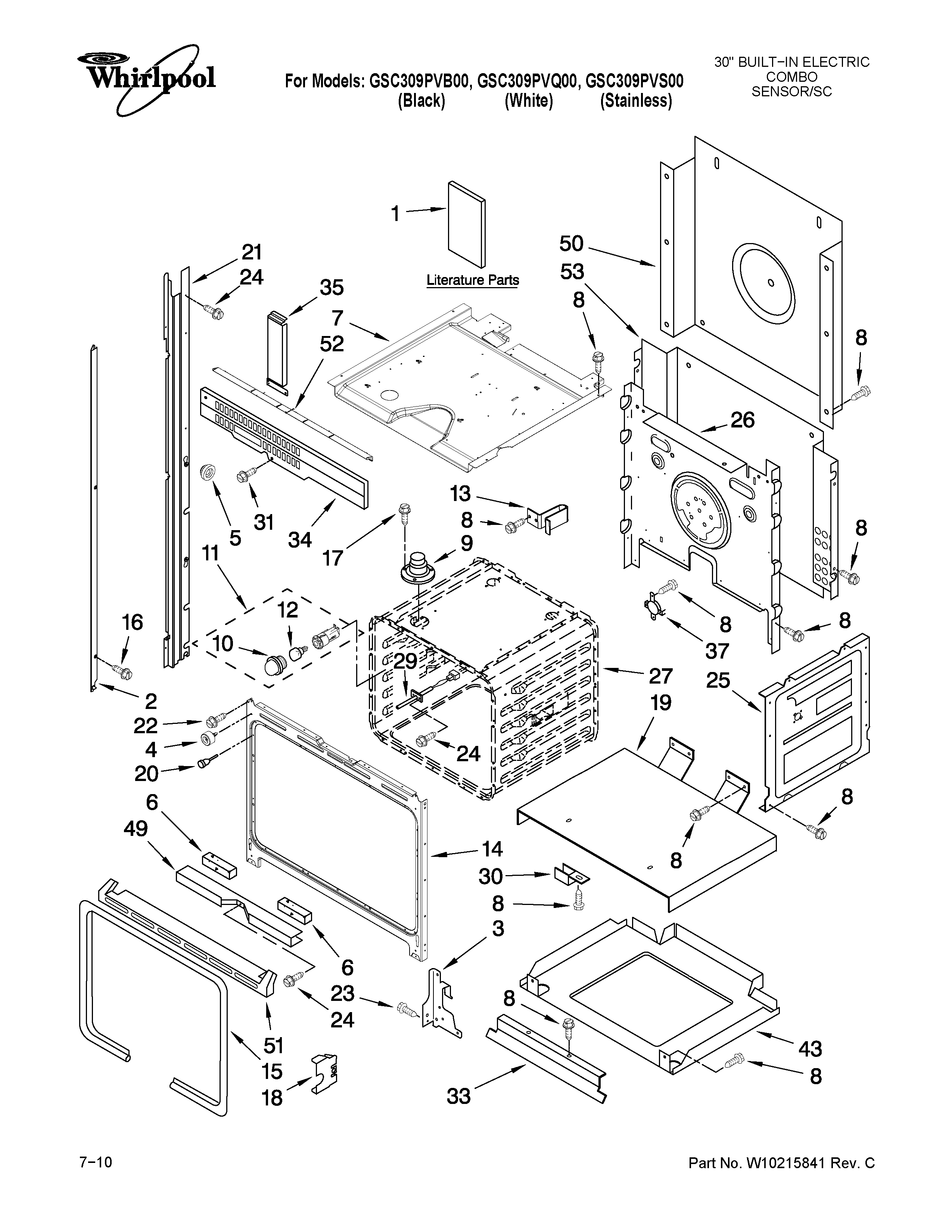 Oven parts