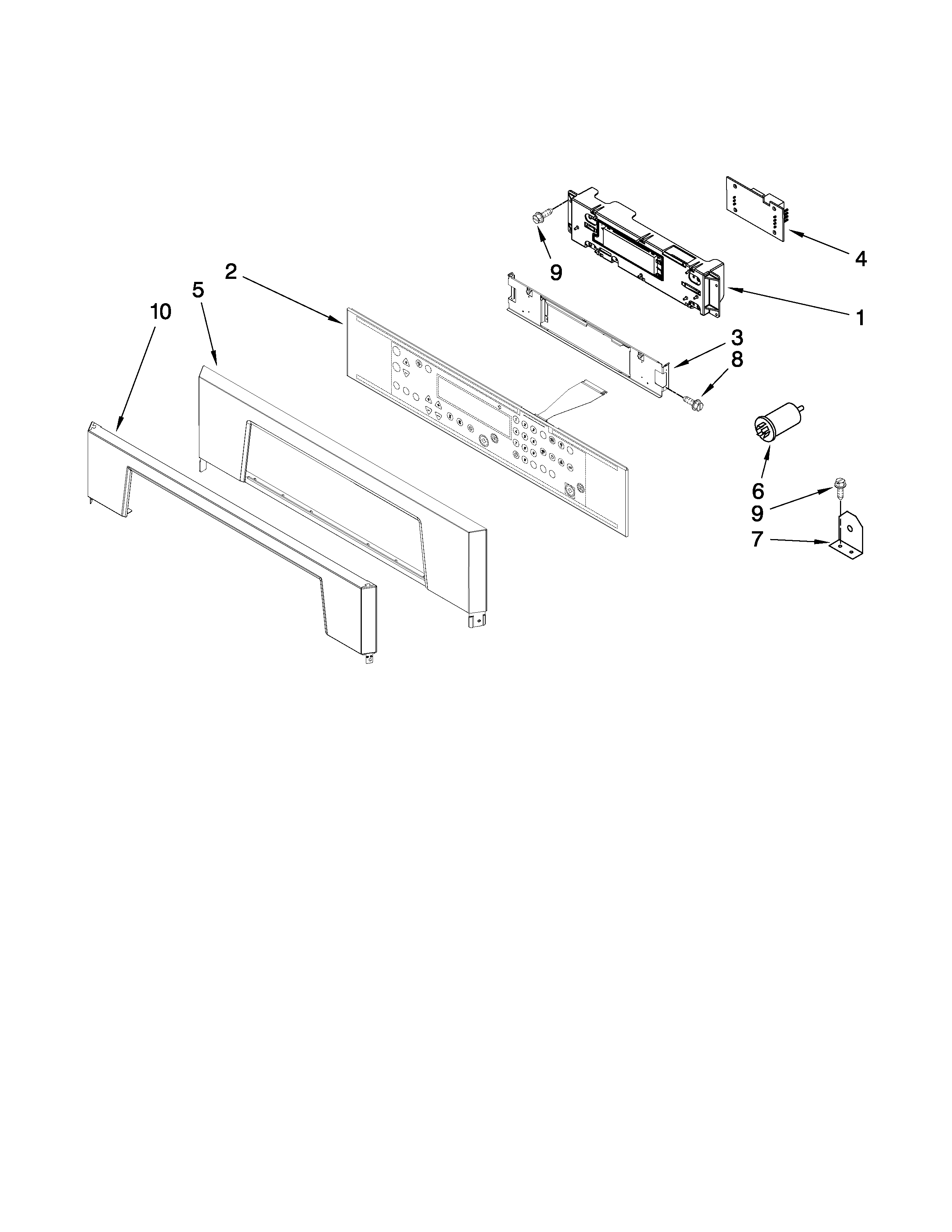 Control panel parts