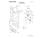 KitchenAid KFIS20XVMS3 cabinet parts diagram
