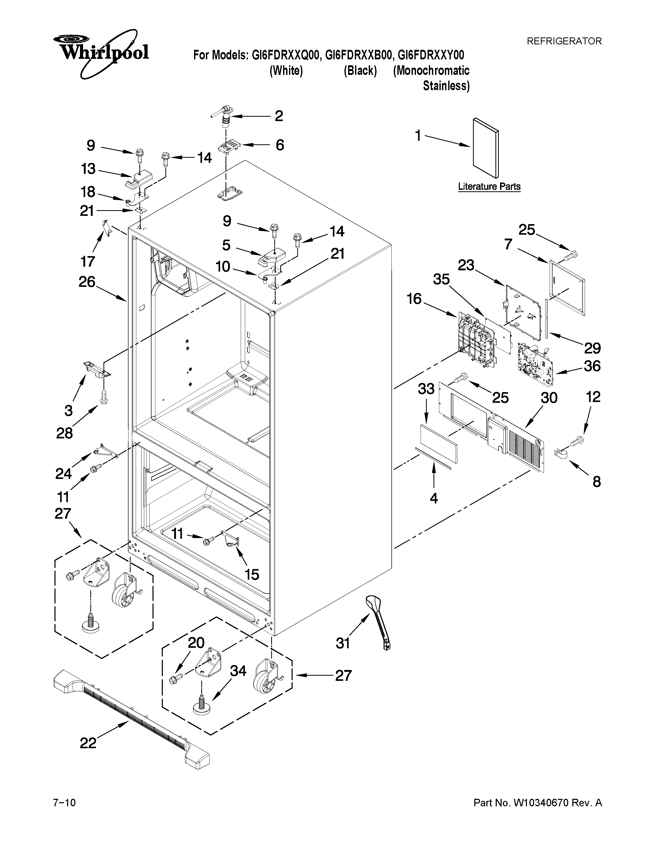 CABINET PARTS