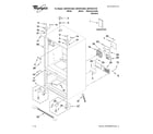 Whirlpool GI6FDRXXY00 cabinet parts diagram