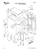 Cabinet liner and door parts