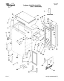 Cabinet liner and door parts