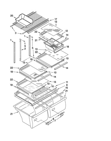 Shelf parts