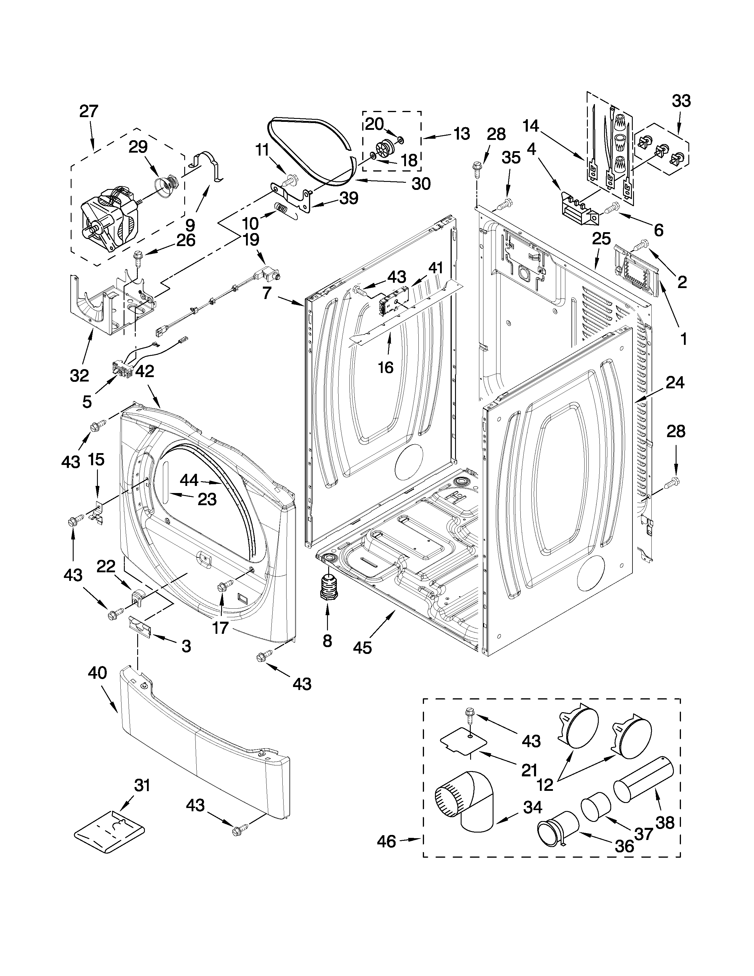 CABINET PARTS