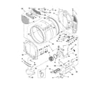 Amana NED7300WW1 bulkhead parts diagram
