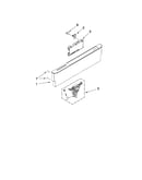 Control panel and latch parts