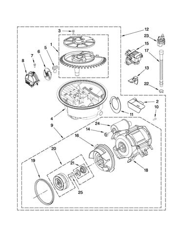 Pump and motor parts