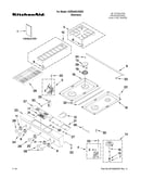 Cooktop, burner and grate parts