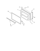Freezer door parts