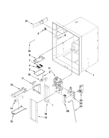 Refrigerator liner parts
