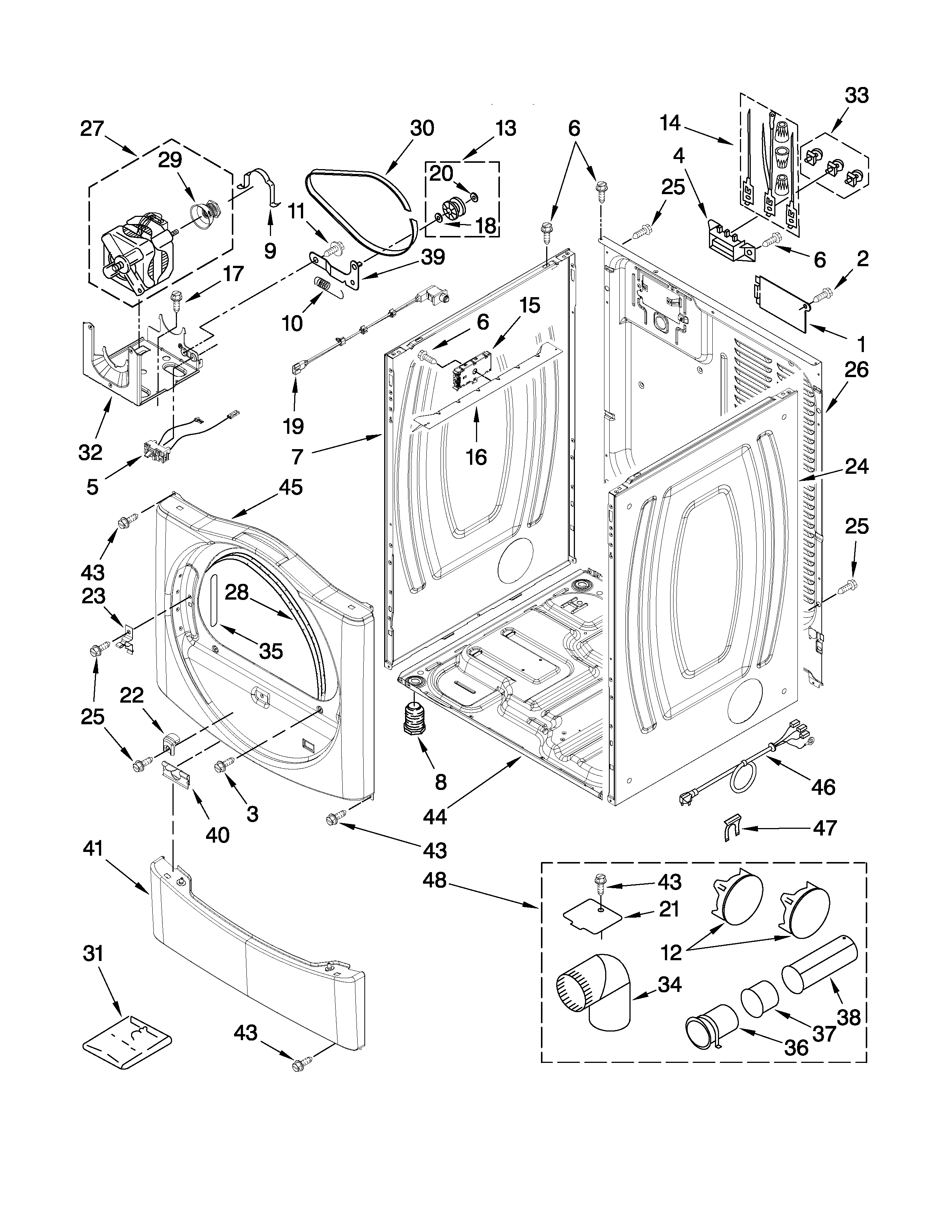 Cabinet parts