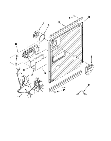 Door and latch parts