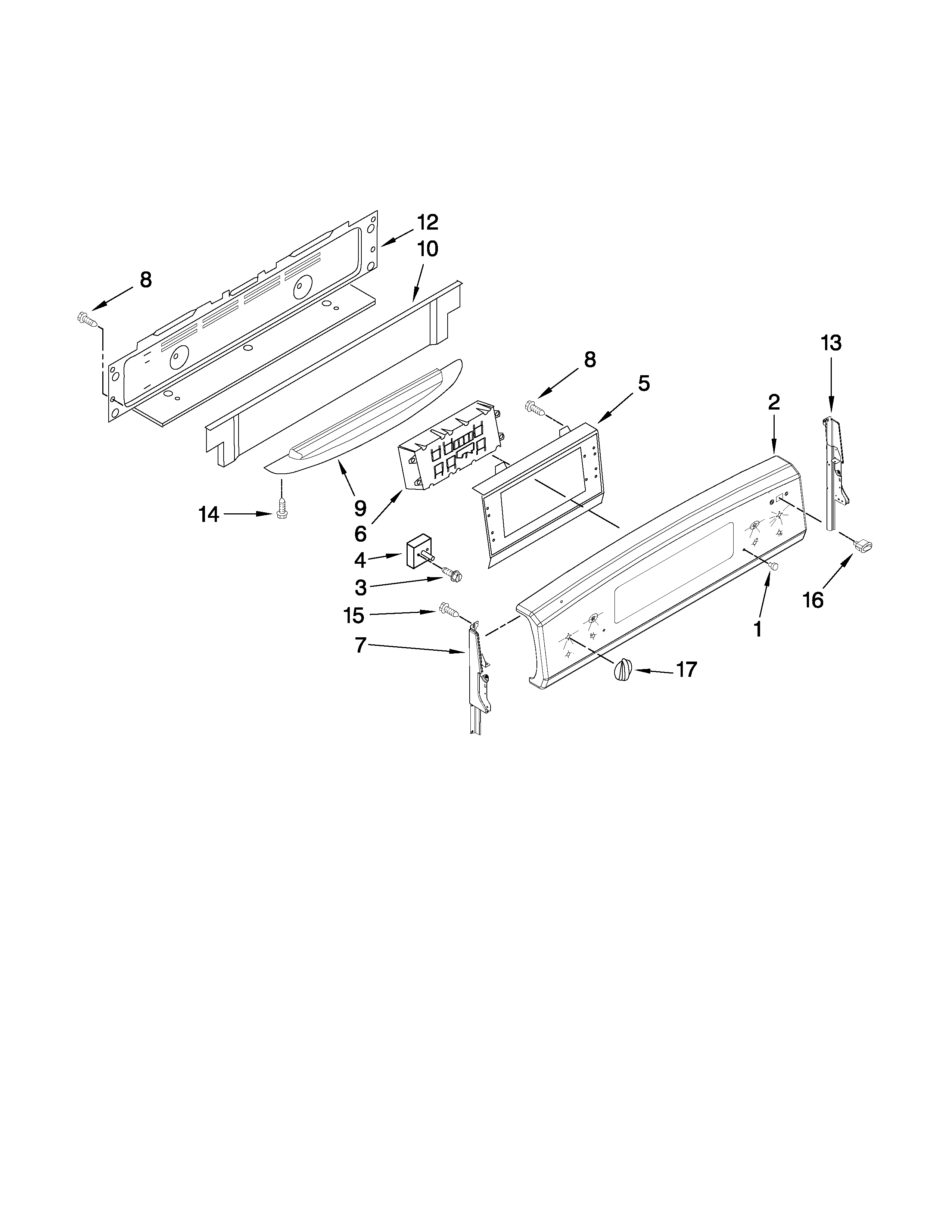 CONTROL PANEL PARTS