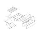 Drawer and rack parts