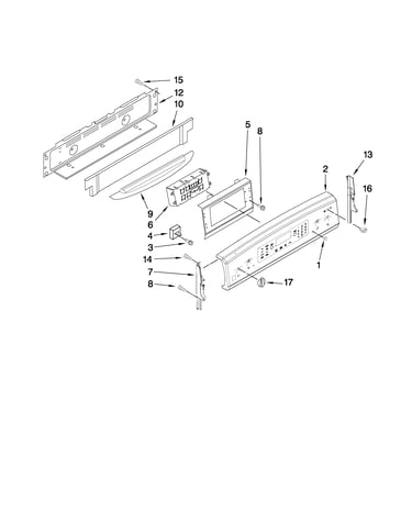 Control panel parts