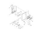Whirlpool GSF26C5EXT00 dispenser front parts diagram
