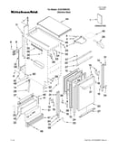 Cabinet liner and door parts