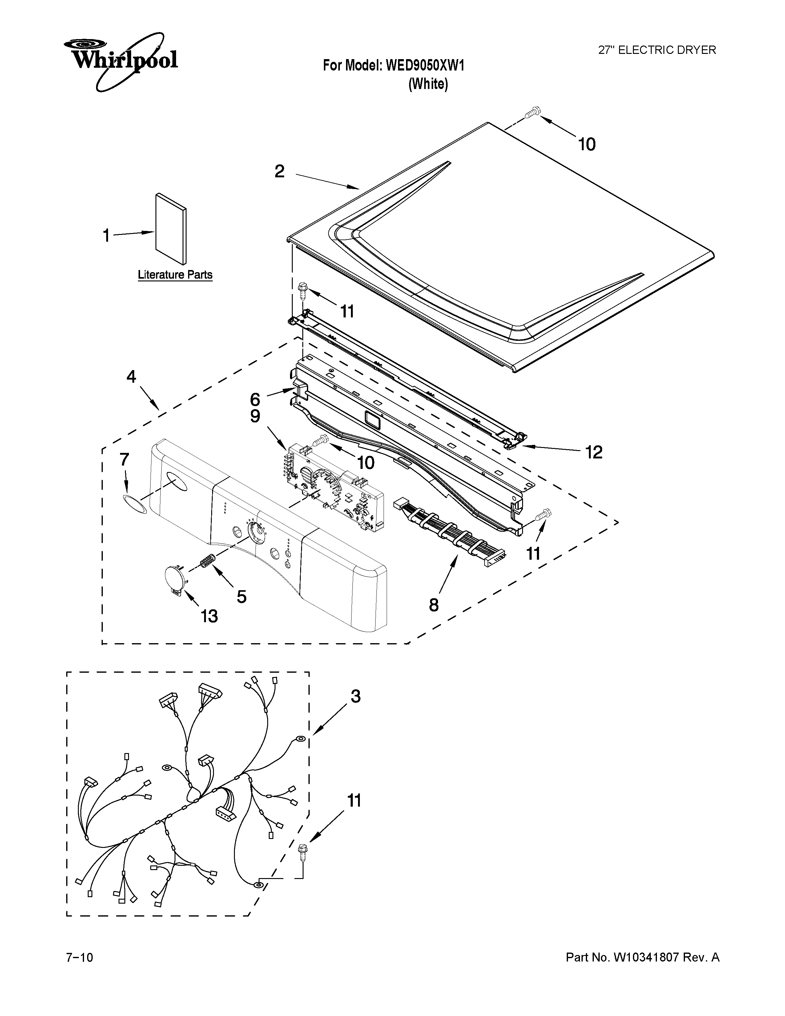 TOP AND CONSOLE PARTS