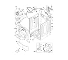 Whirlpool WED9050XW1 cabinet parts diagram