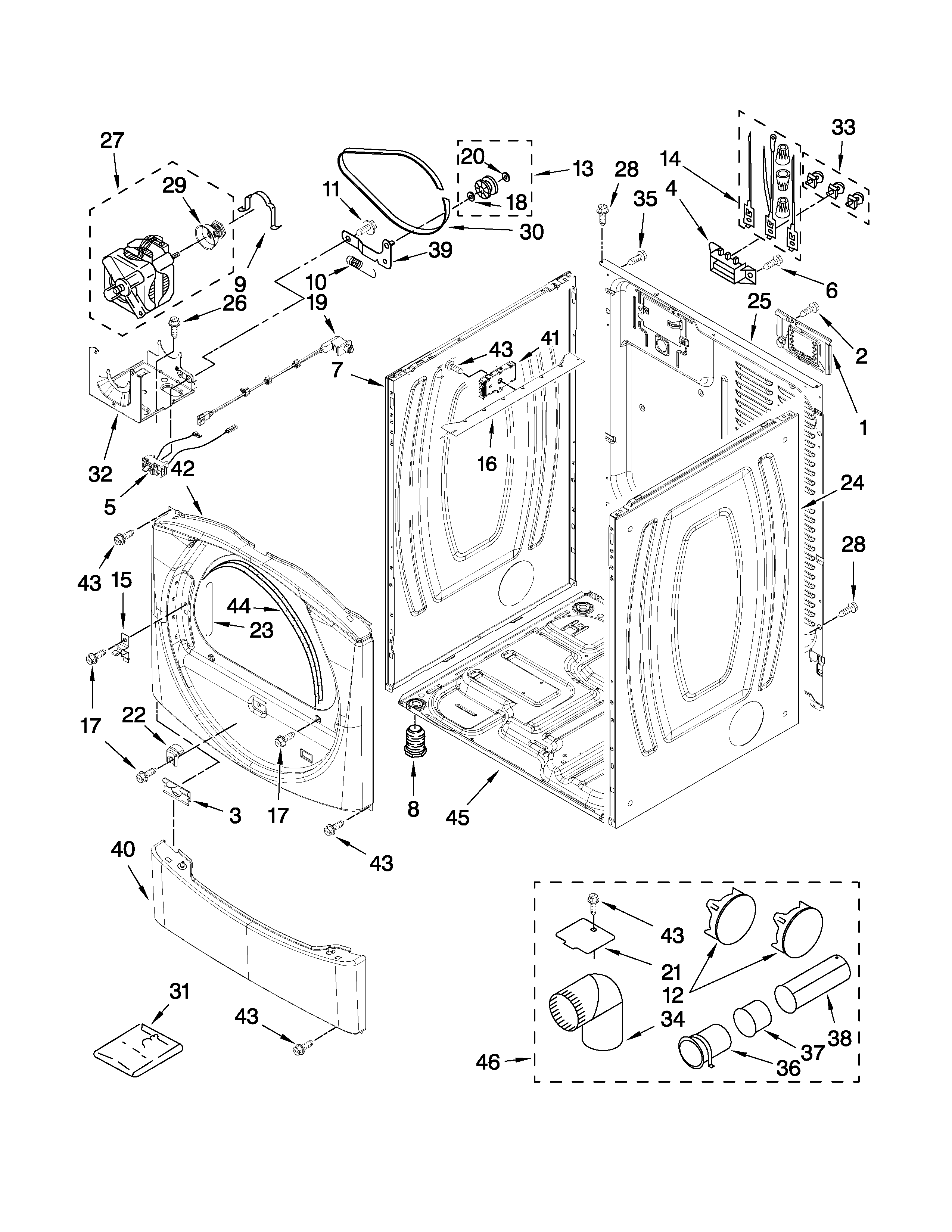 CABINET PARTS