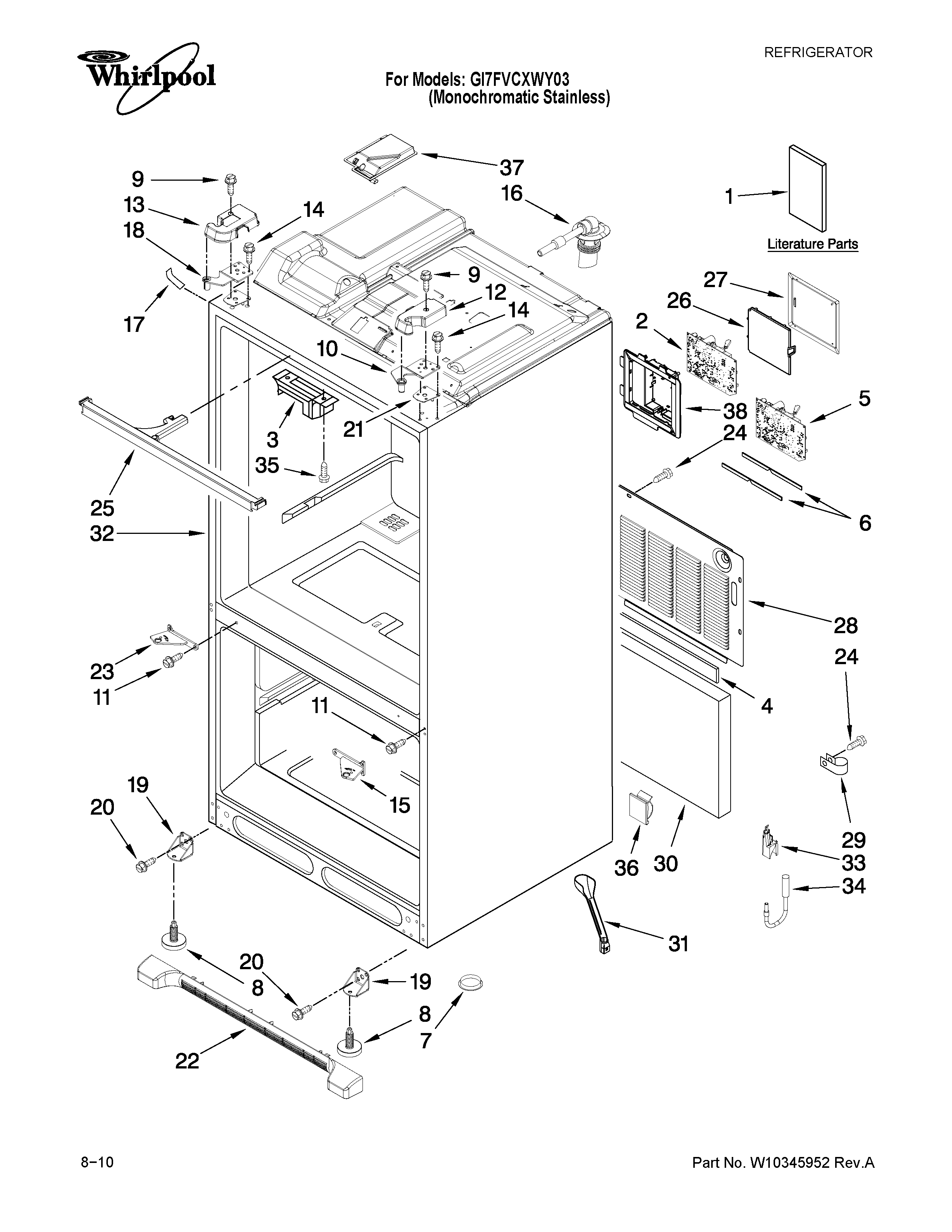 CABINET PARTS