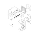 Whirlpool GI7FVCXWY03 dispenser front parts diagram
