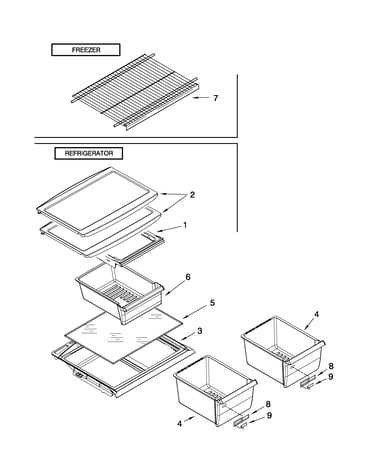 Shelf parts