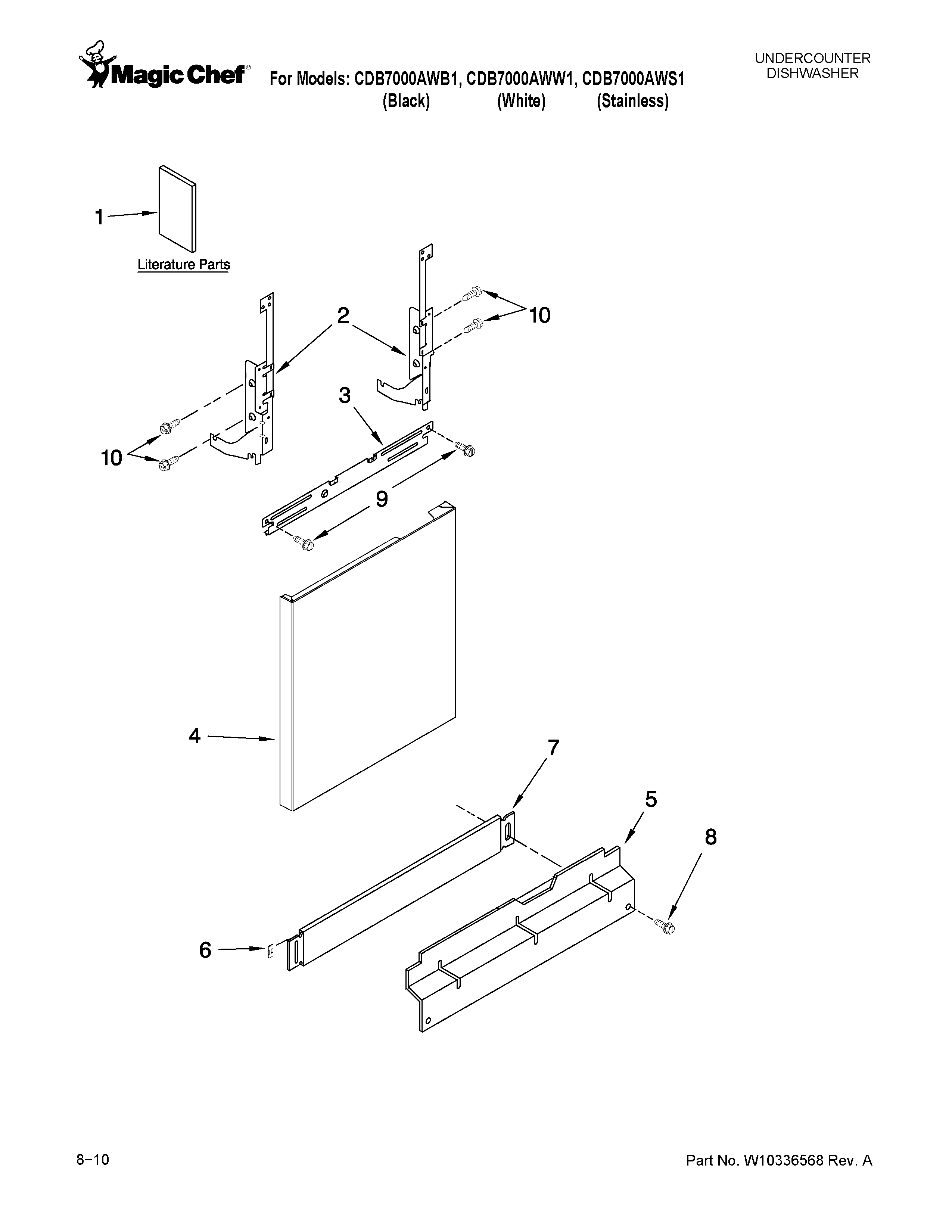 Door and panel parts