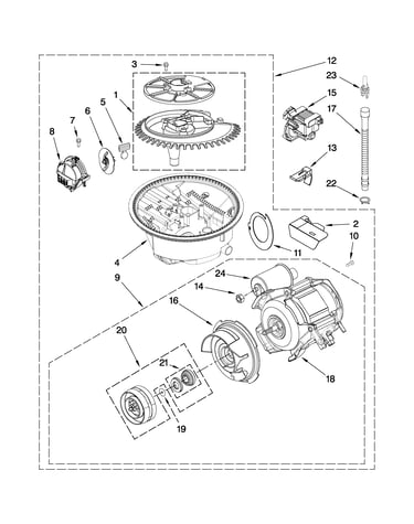 Pump and motor parts