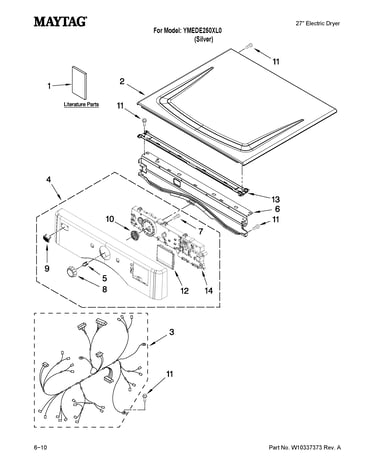 Top and console parts
