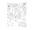 Maytag YMEDE250XL0 cabinet parts diagram