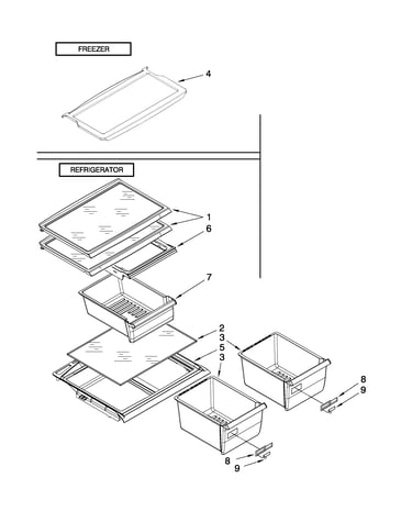 Shelf parts