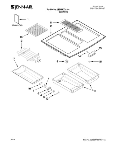 Cooktop parts