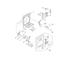 Whirlpool ED5LHAXWS00 dispenser front parts diagram
